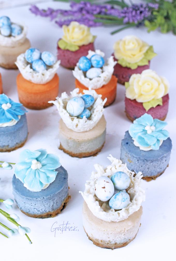 Miniature Cheesecakes ~ Spring Assortment