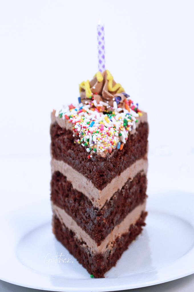 Vegan Chocolate Birthday Cake