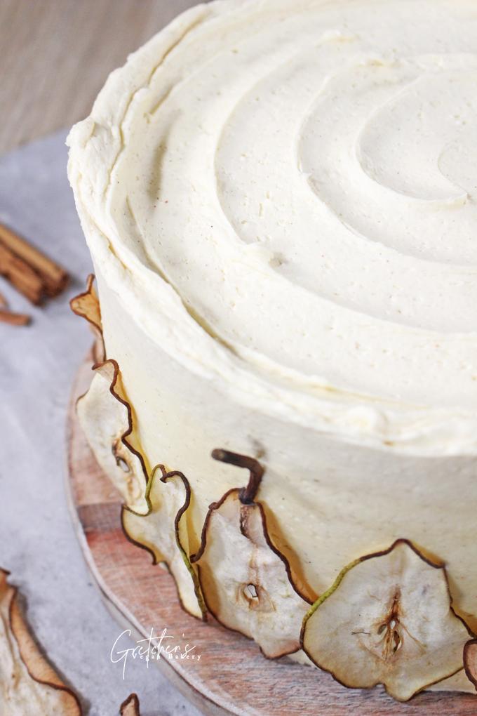 Caramelized Pear Chai Cake
