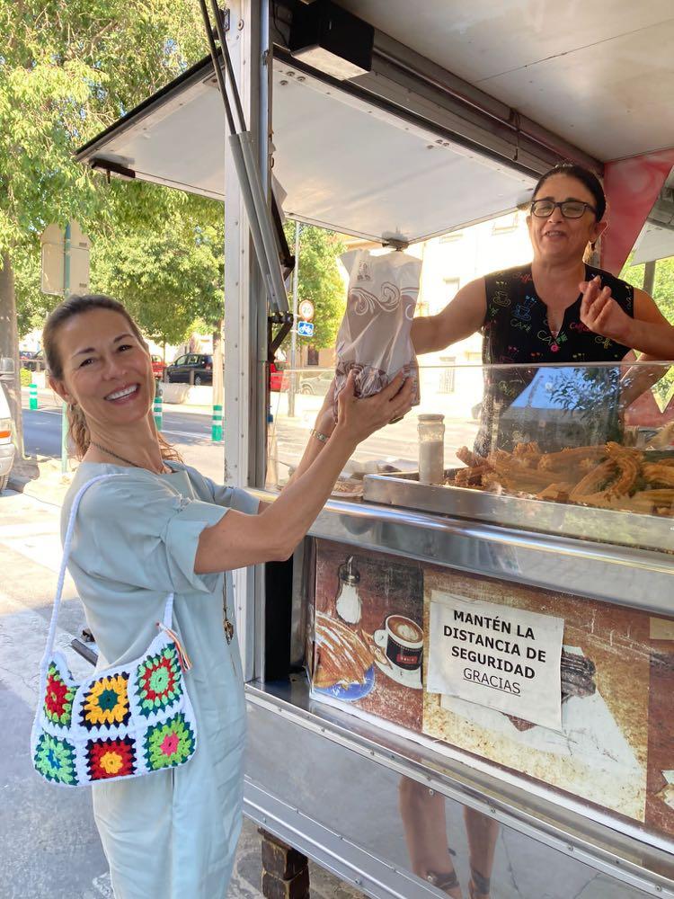 Churros truck in Onteniente, Mama Ía blog