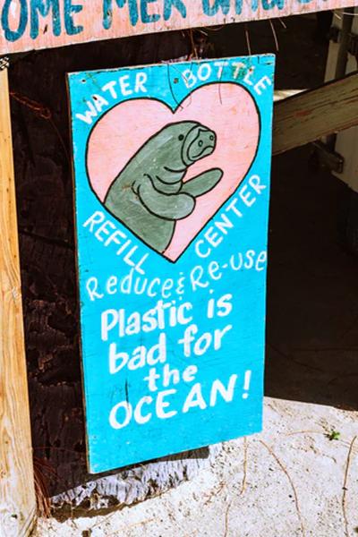 Pass on single-use plastic