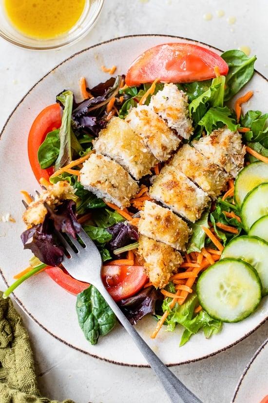 Warm Coconut Chicken Salad