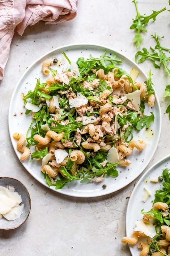 Mayo-less Tuna Pasta Salad