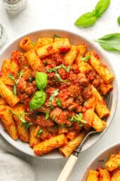 Crock Pot Pasta Sauce with Sausage