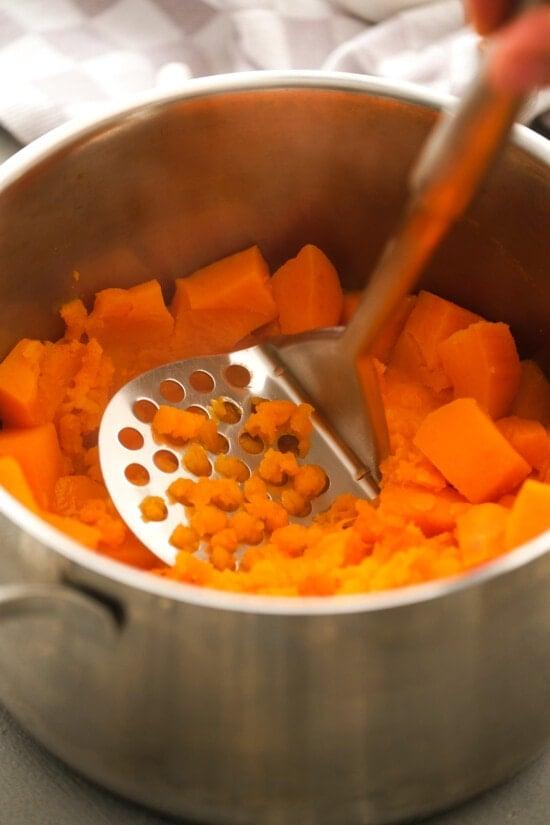 MASH SWEET POTATOES