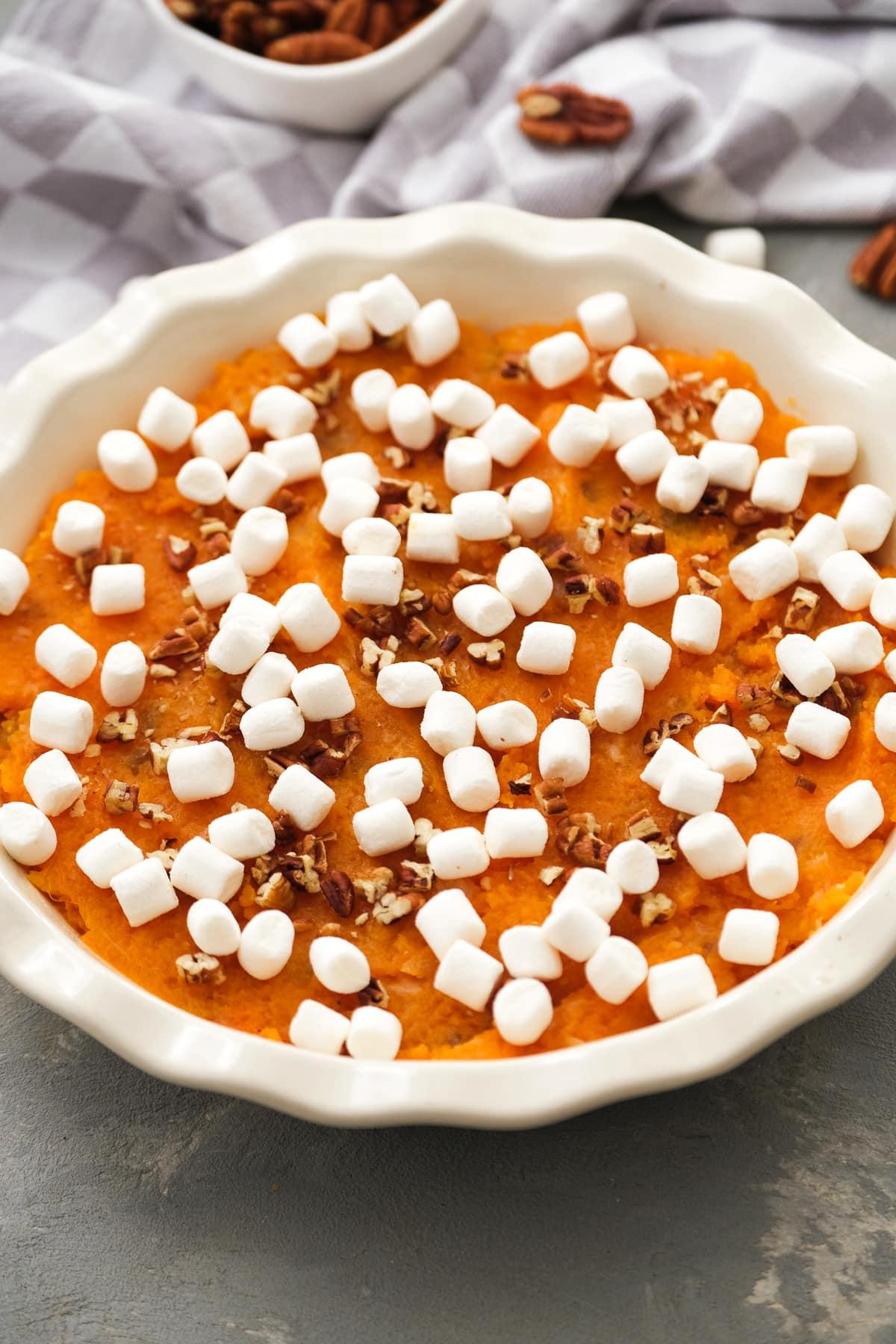 Sweet Potato Casserole with Marshmallows