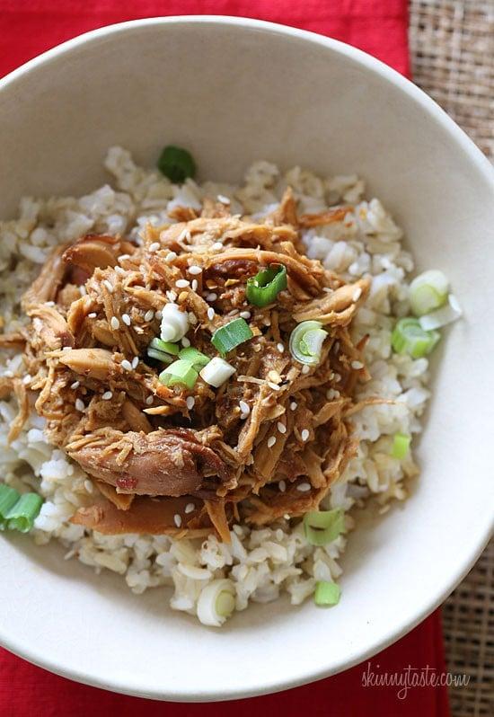 Sweet, savory and a little spicy, this easy Asian inspired Crock Pot Honey Sesame Chicken has a balance of flavor combinations.