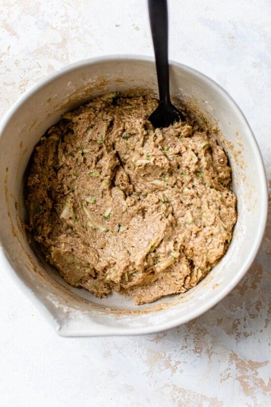 Zucchini Bread batter