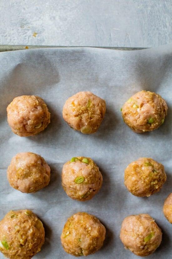 Asian Turkey Meatballs