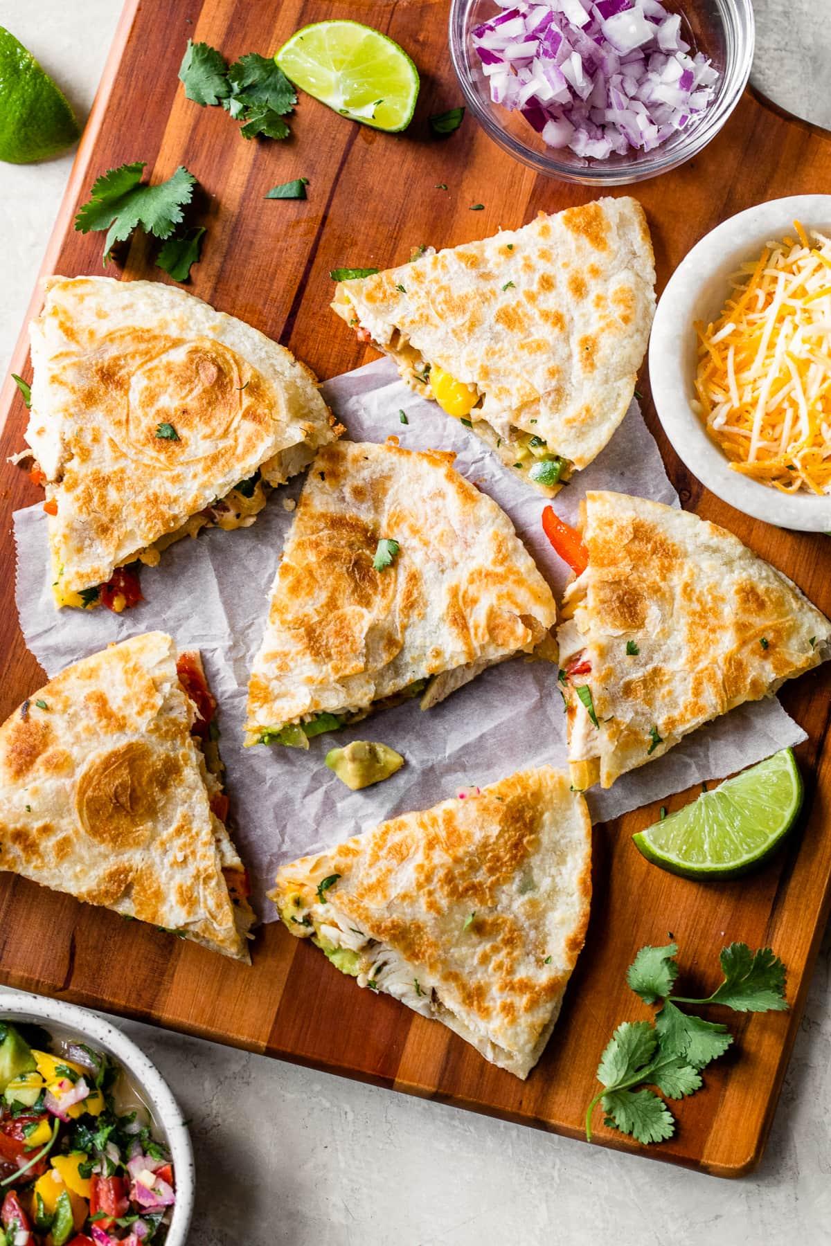 Chicken Quesadillas