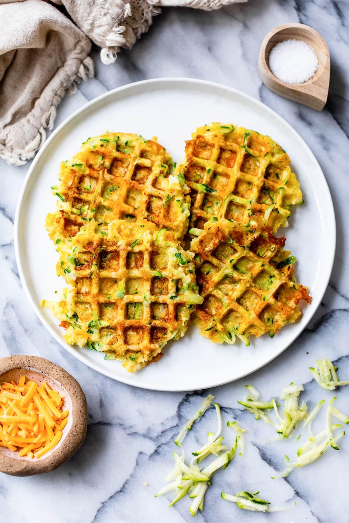 Savory Zucchini Waffle