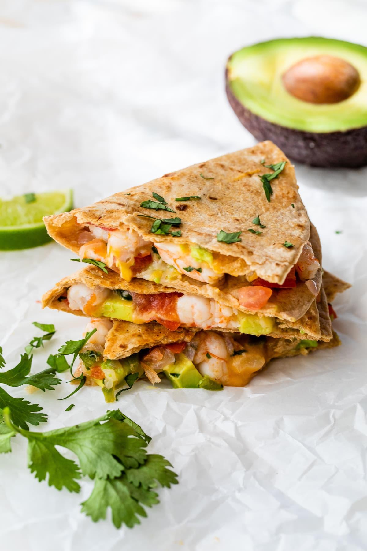 Shrimp Quesadillas