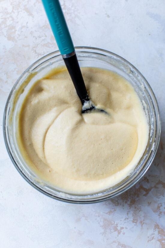 sponge cake batter