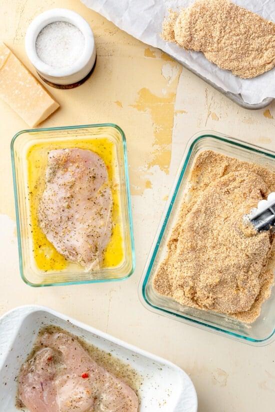 making chicken cutlets