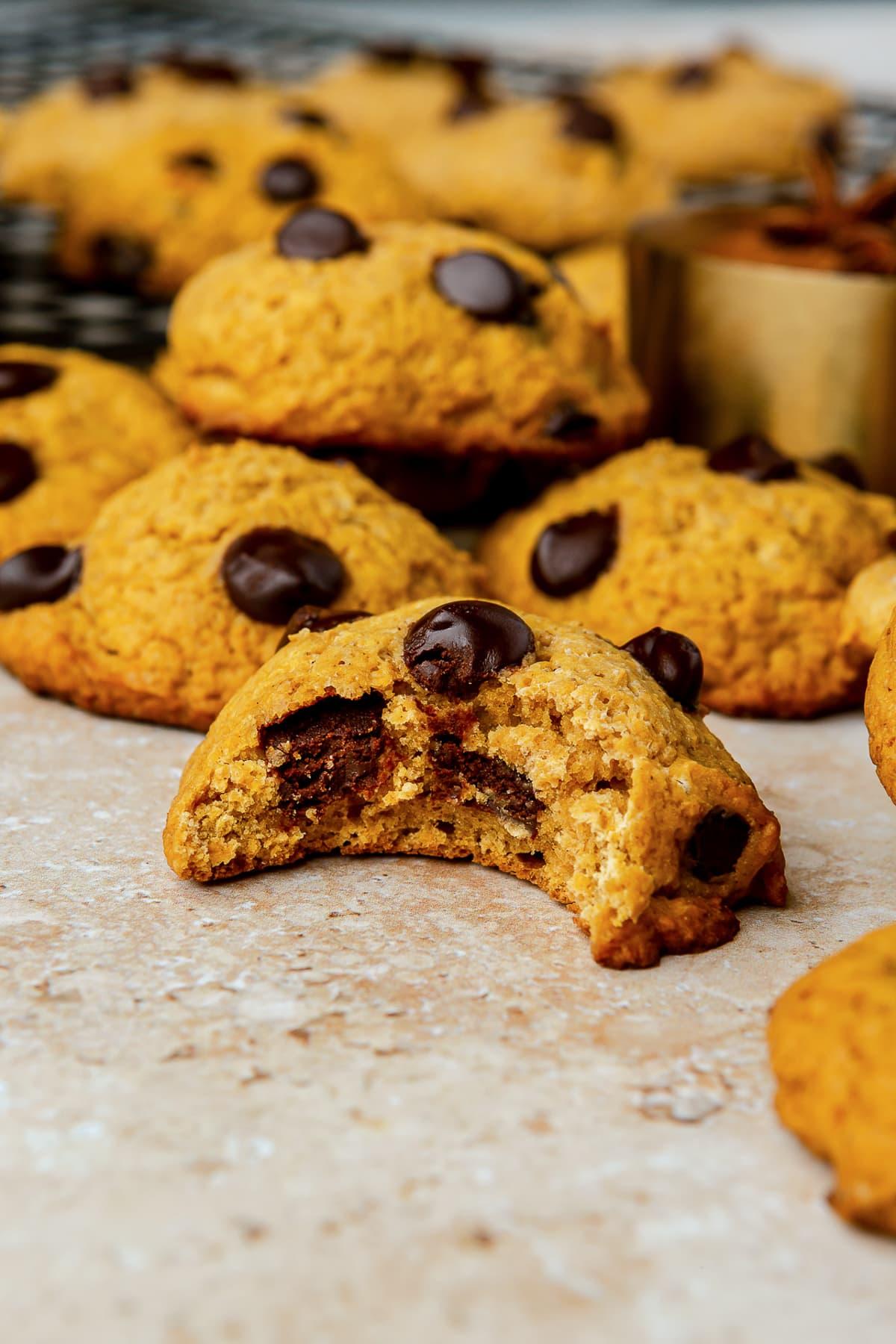 Pumpkin Chocolate Chip Cookies