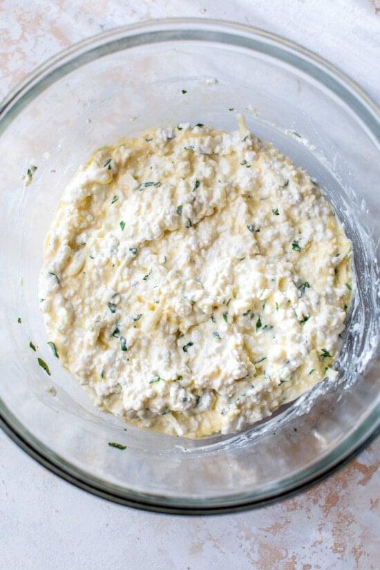 cottage cheese mixture