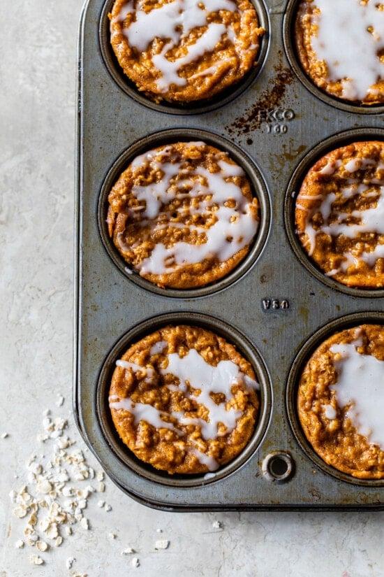 Pumpkin Baked Oatmeal Cups