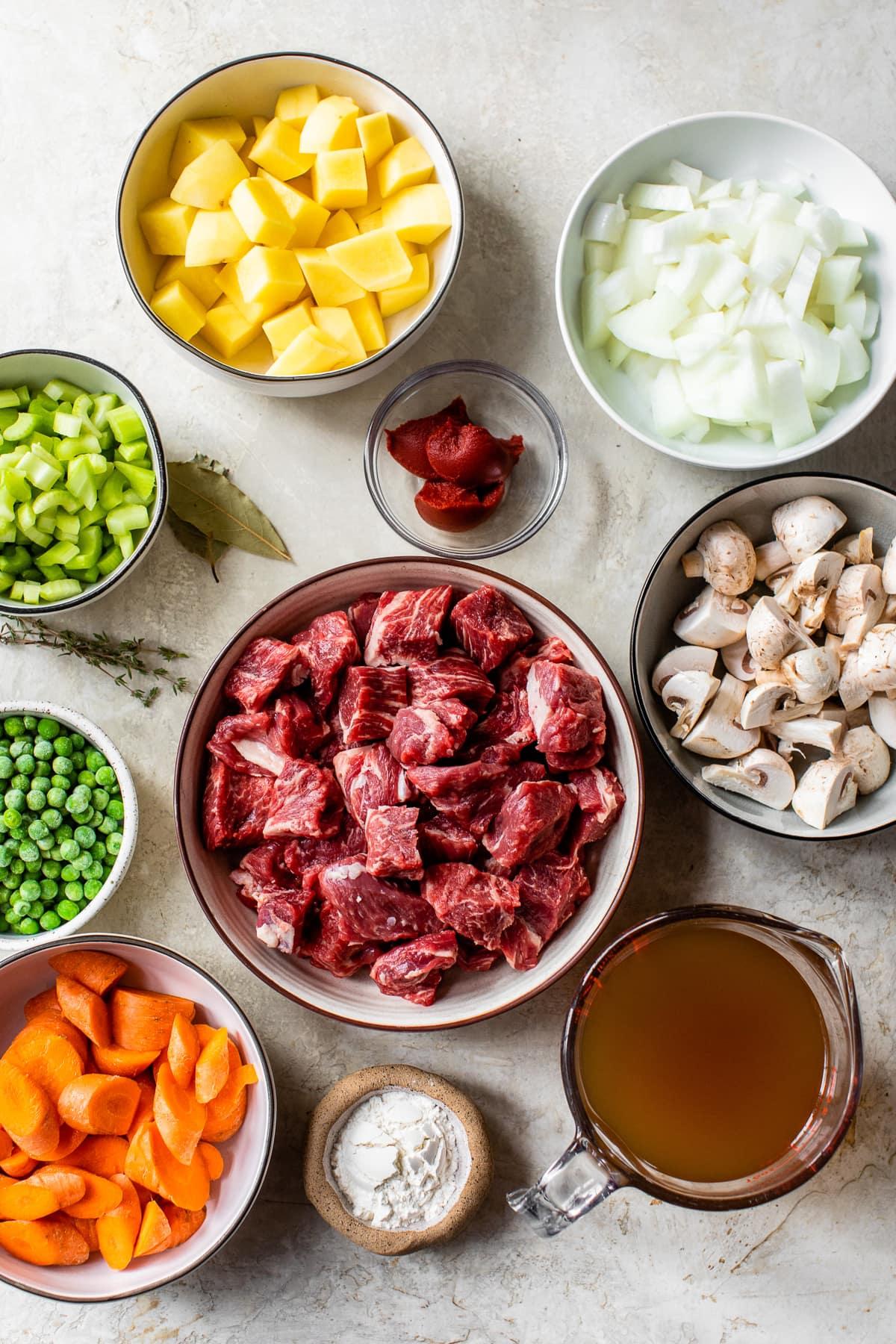 Beef Stew Ingredients