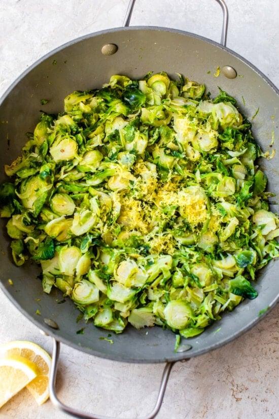 Shaved Brussels Sprouts