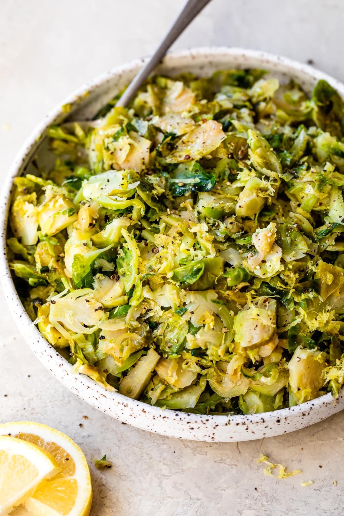 Lemon Brussels Sprouts