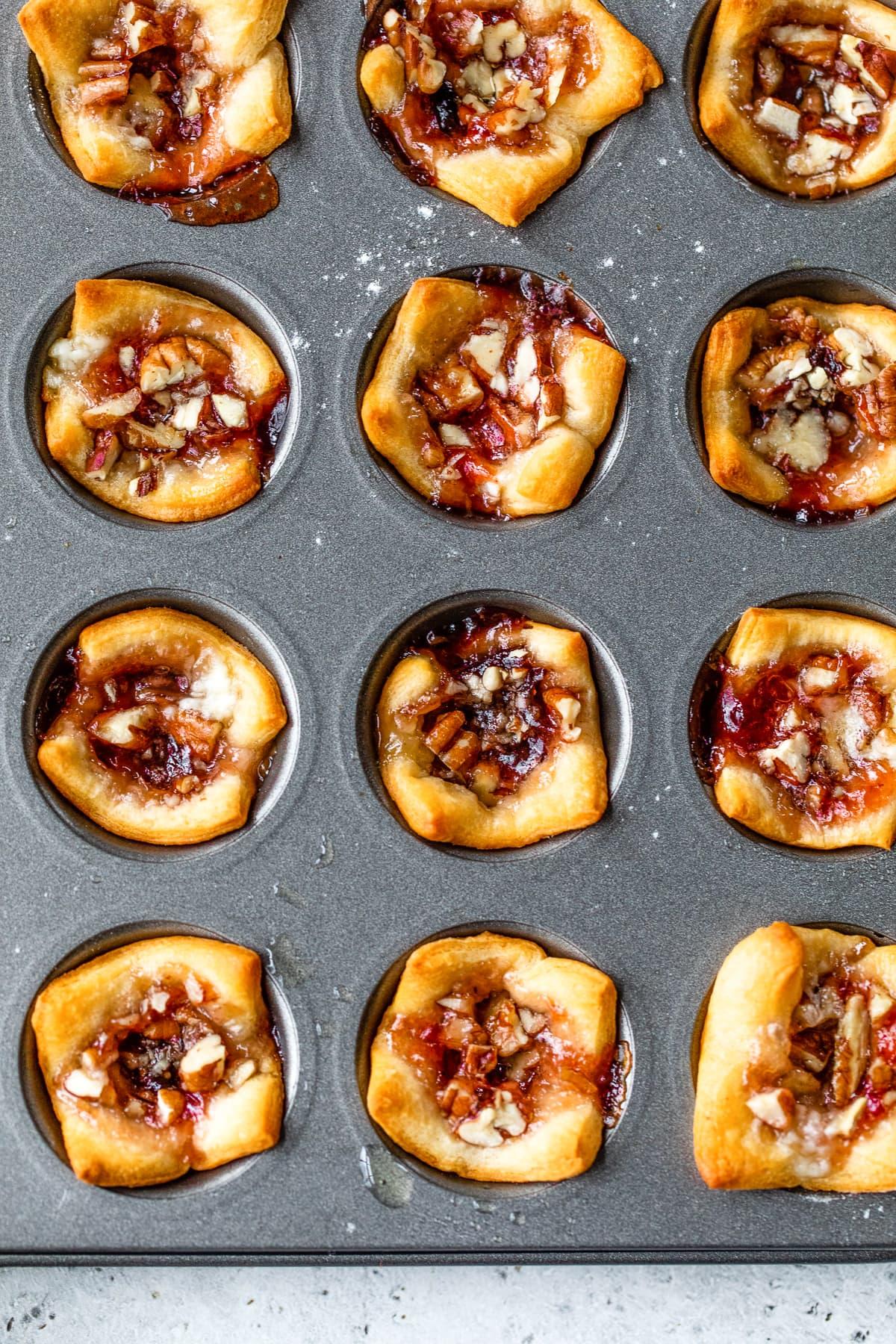 Baked Brie Sugar Plum Bites