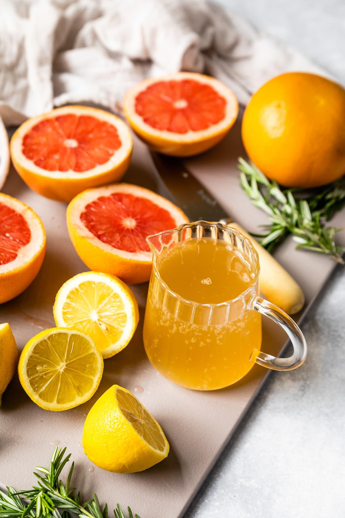 Grapefuit Kombucha Mocktail