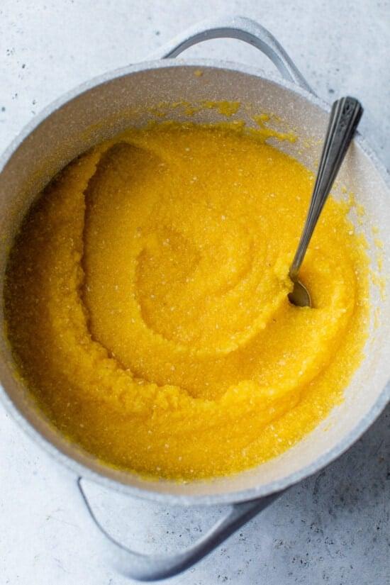 Make the polenta