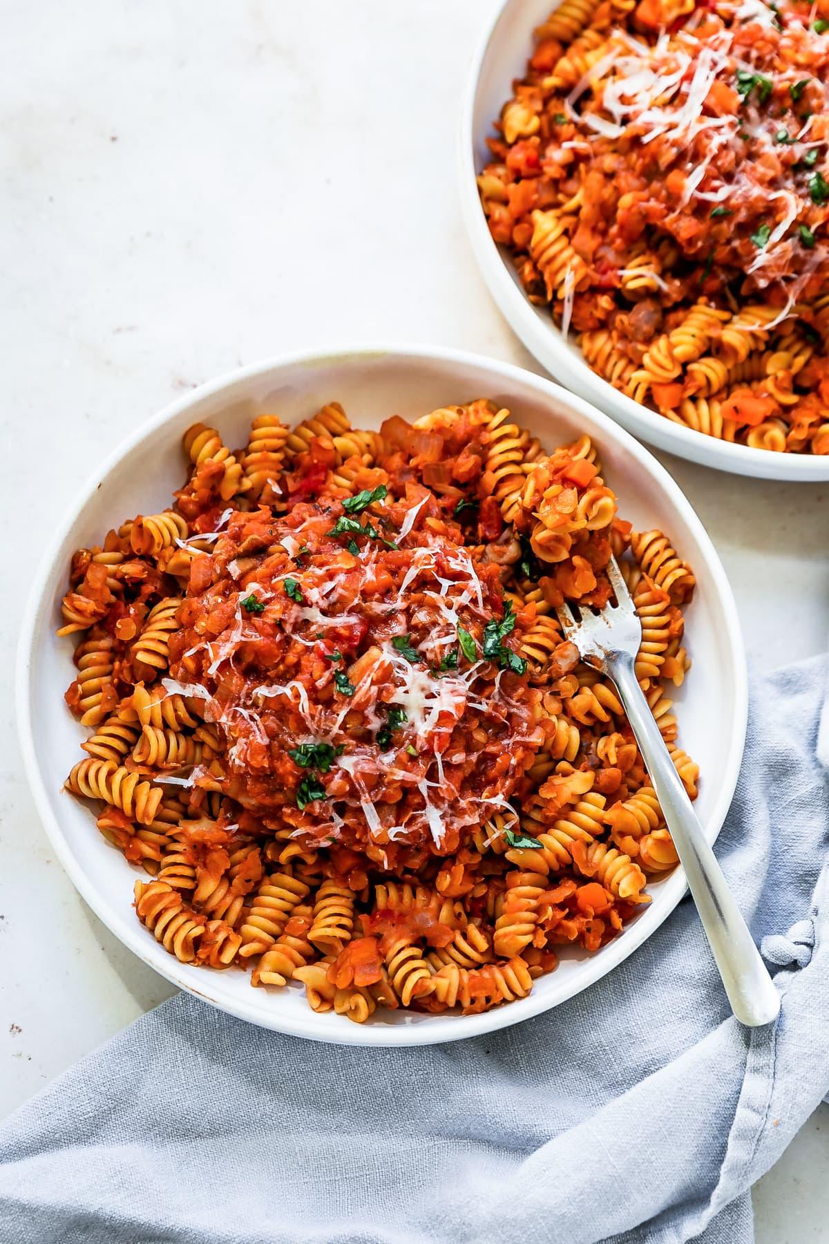 Lentil Bolognese