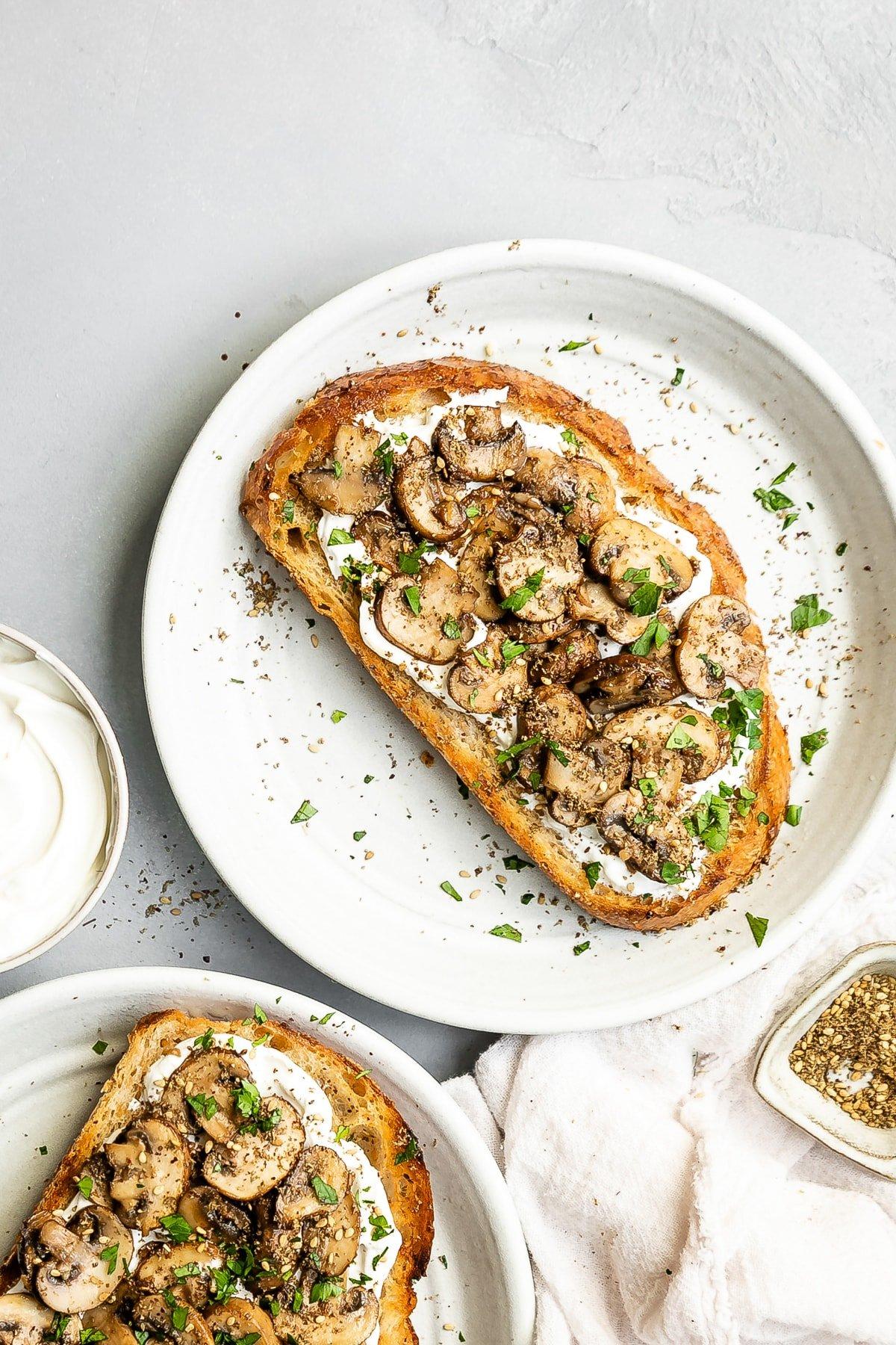 Mushroom Toasts