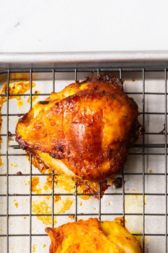 Crispy Baked Chicken Thighs