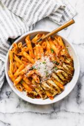 Penne alla Vodka with Chicken