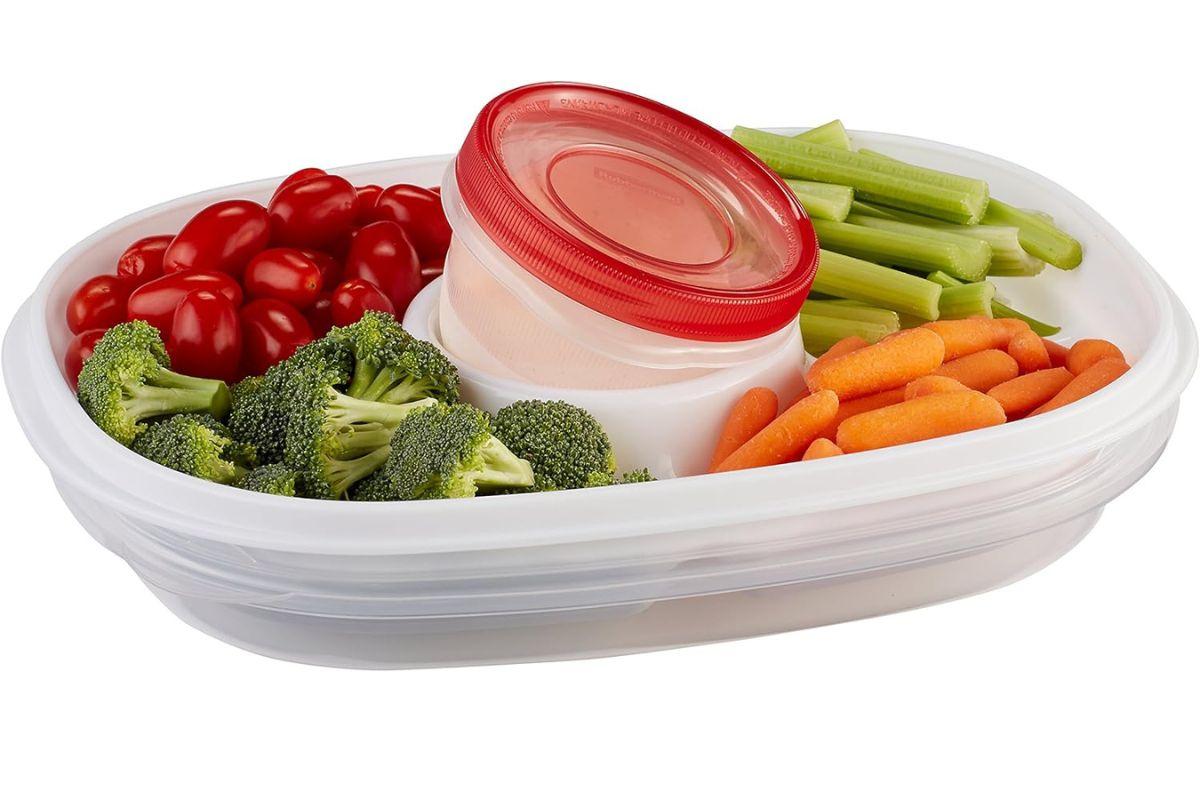 Best veggie trays: Rubbermaid 