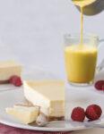 New York Cheesecake with Golden Milk